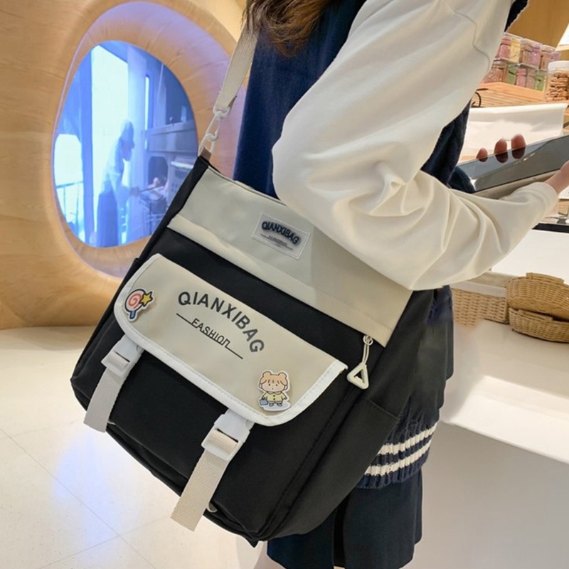 Túi Đeo Chéo Vai Sức Chứa Lớn Thời Trang Nhật Bản Dễ Thương Cho Nữ