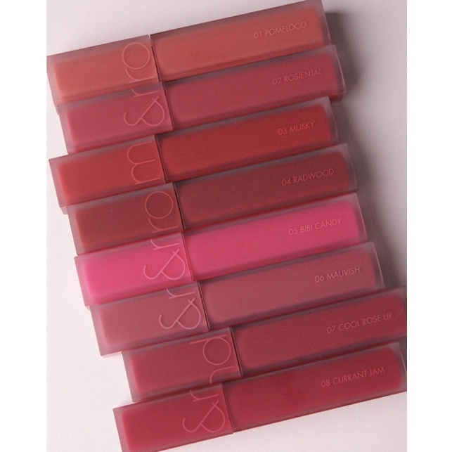 Son Kem Siêu Lì, Lên Màu Chuẩn, Mịn Môi Hàn Quốc Romand Blur Fudge Tint 5g