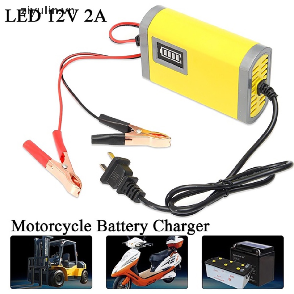 Cục Sạc Thông Minh Tự Động ziyulin 12V 2A Cho Xe Hơi / Xe Máy