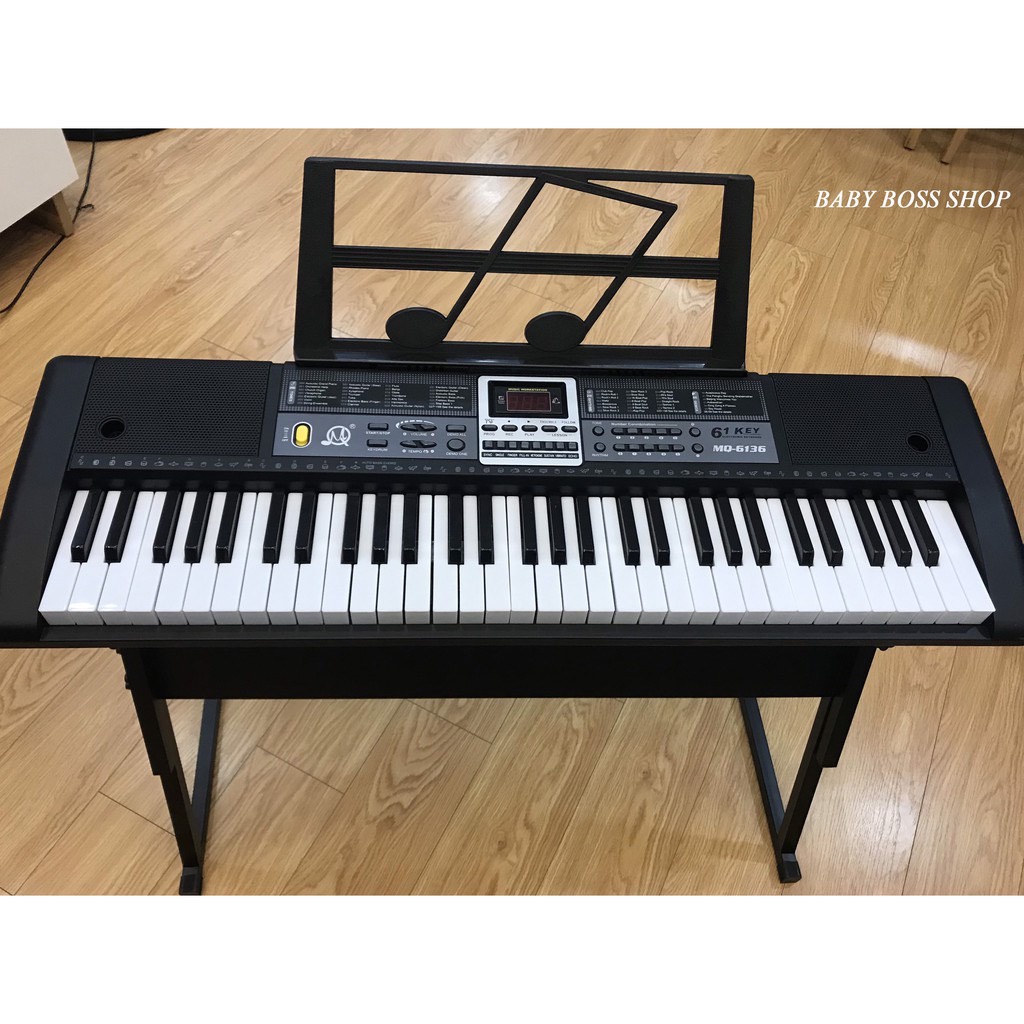 [ Ảnh Thật ] Đàn Piano Đàn Organ Electronic Keyboard Đàn 61 phím Đàn điện cho người mới học đàn