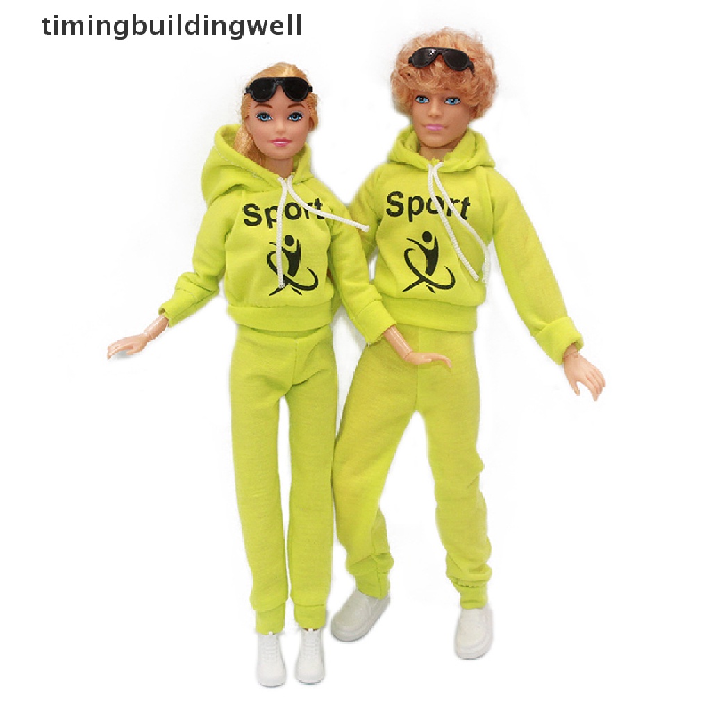 Búp Bê Nam Nữ Twvn 30cm Quần Áo Thể Thao Nhiều Loại QDD