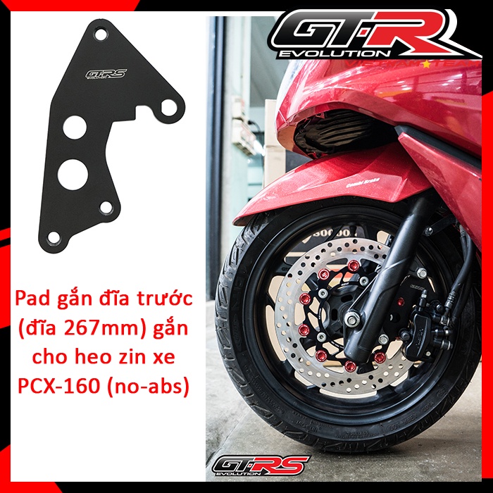 Pad bắt heo / gắn đĩa trước  REVOLUTION PCX160