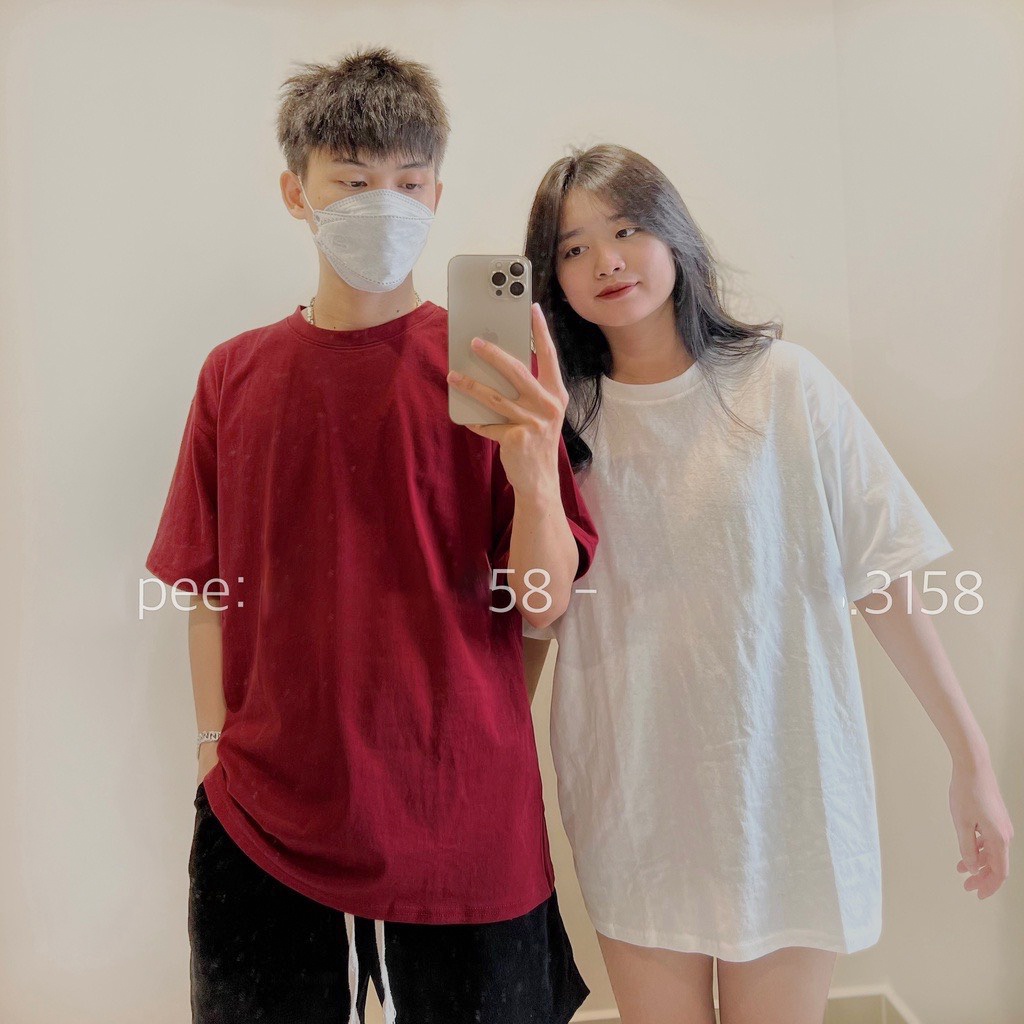 Áo Thun Trơn 3158,Áo Phông Chất Cotton Khô Dày Dặn