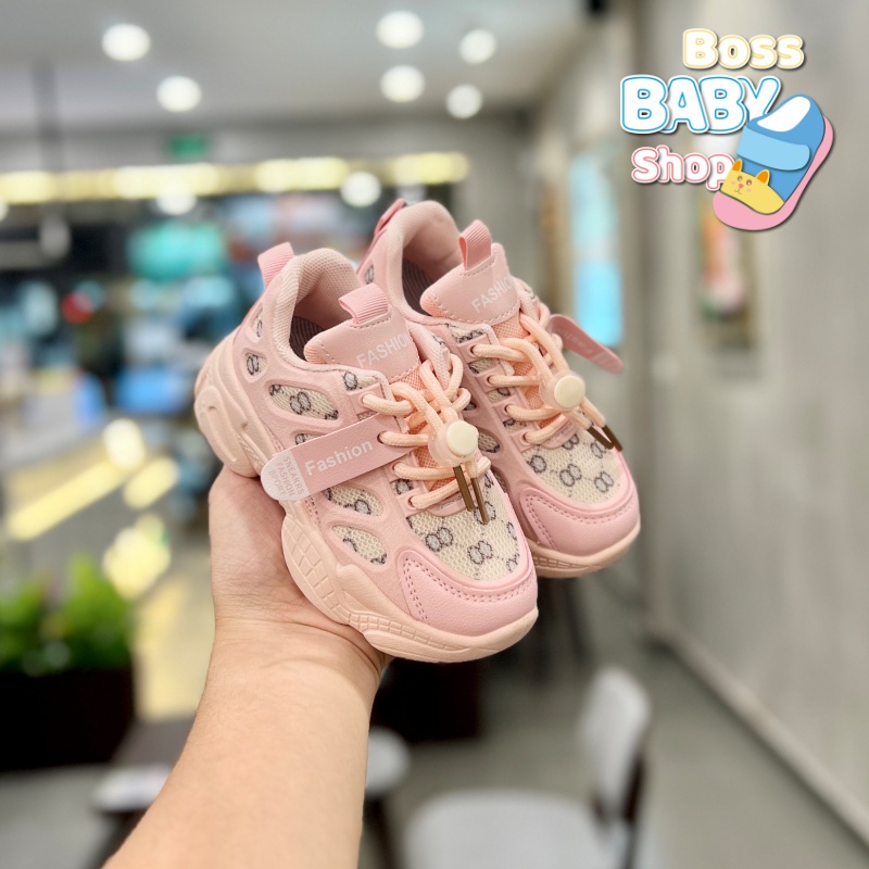 Giày Thể Thao Cho Bé Trai Bé Gái Từ 4 - 12 Tuổi Vải Lưới Thoáng Khí Kháng Khuẩn êm chân Năng Động