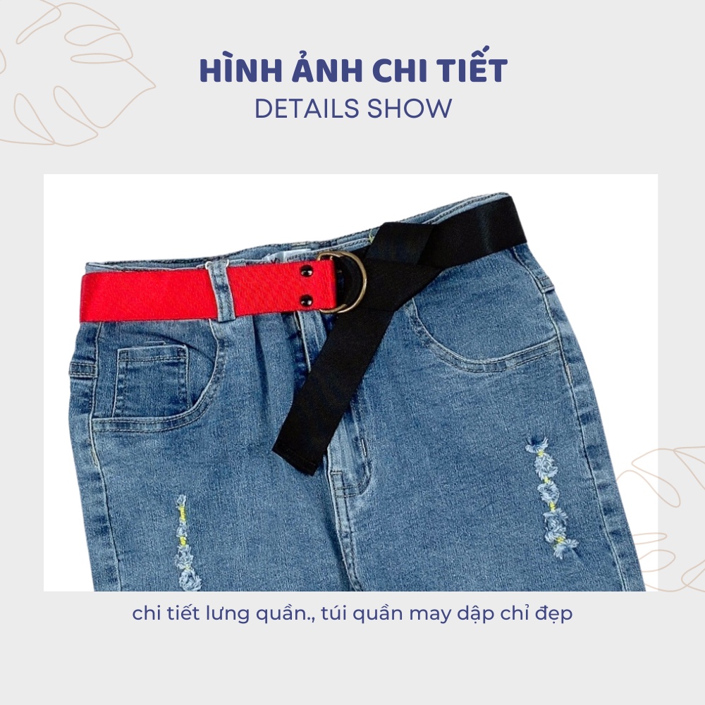 Quần jean lửng bé trai năng động thoải mái full size - JJ Kids