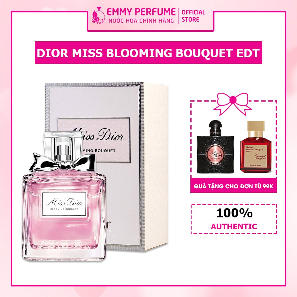 Nước hoa nữ Christian Dior Miss Blooming Bouquet EDT - Nữ tính Dịu dàng Tươi trẻ EmmyPer