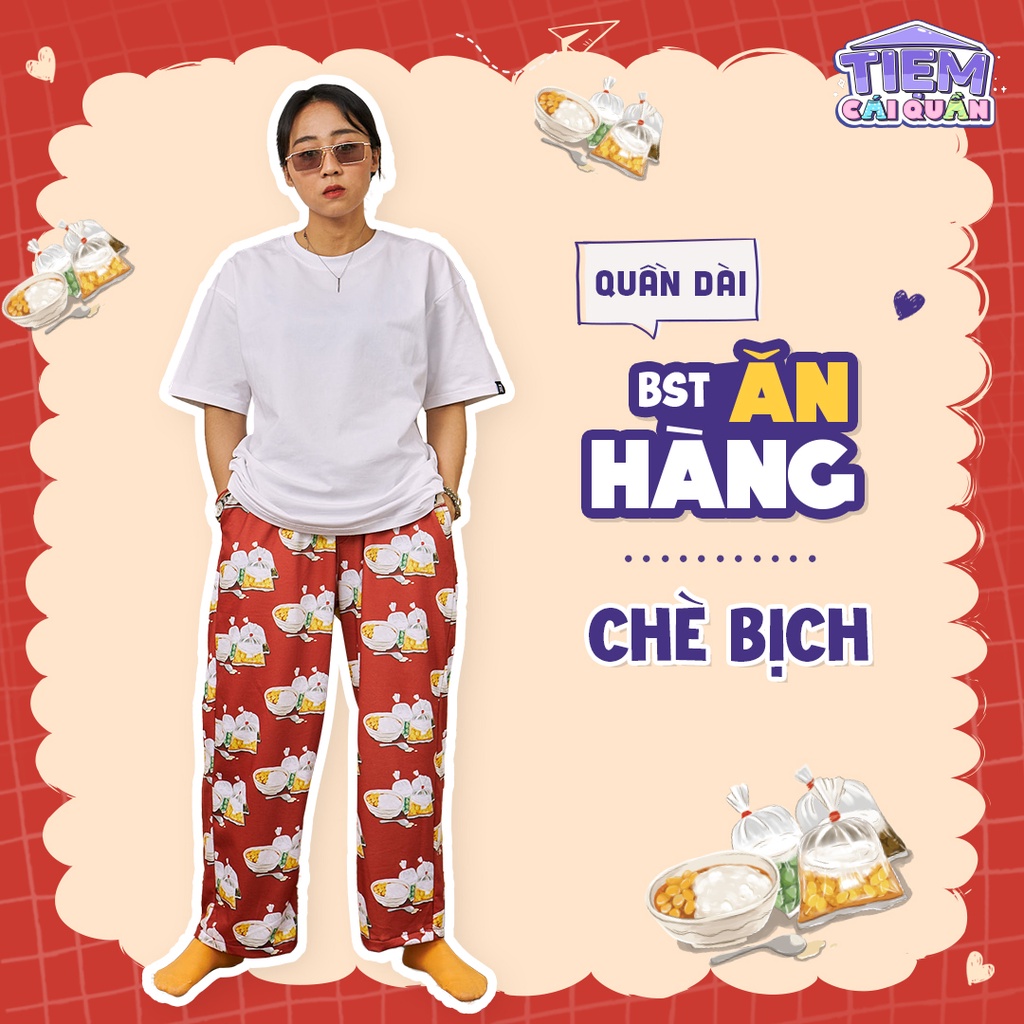 Quần DÀI họa tiết CHÈ BỊCH by Tiệm cái quần