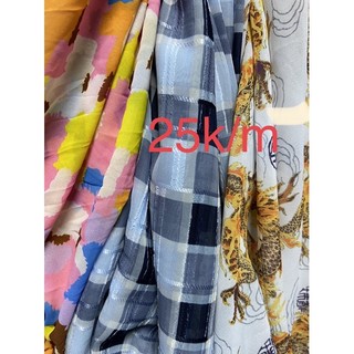 Vải xả kho 25k/m chất liệu von mềm nhẹ khổ 1m5