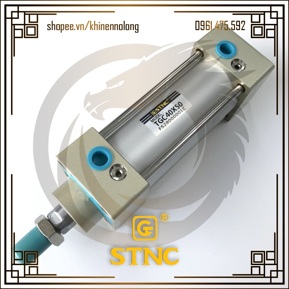 Xi Lanh Khí Nén Đế Vuông STNC TGC40