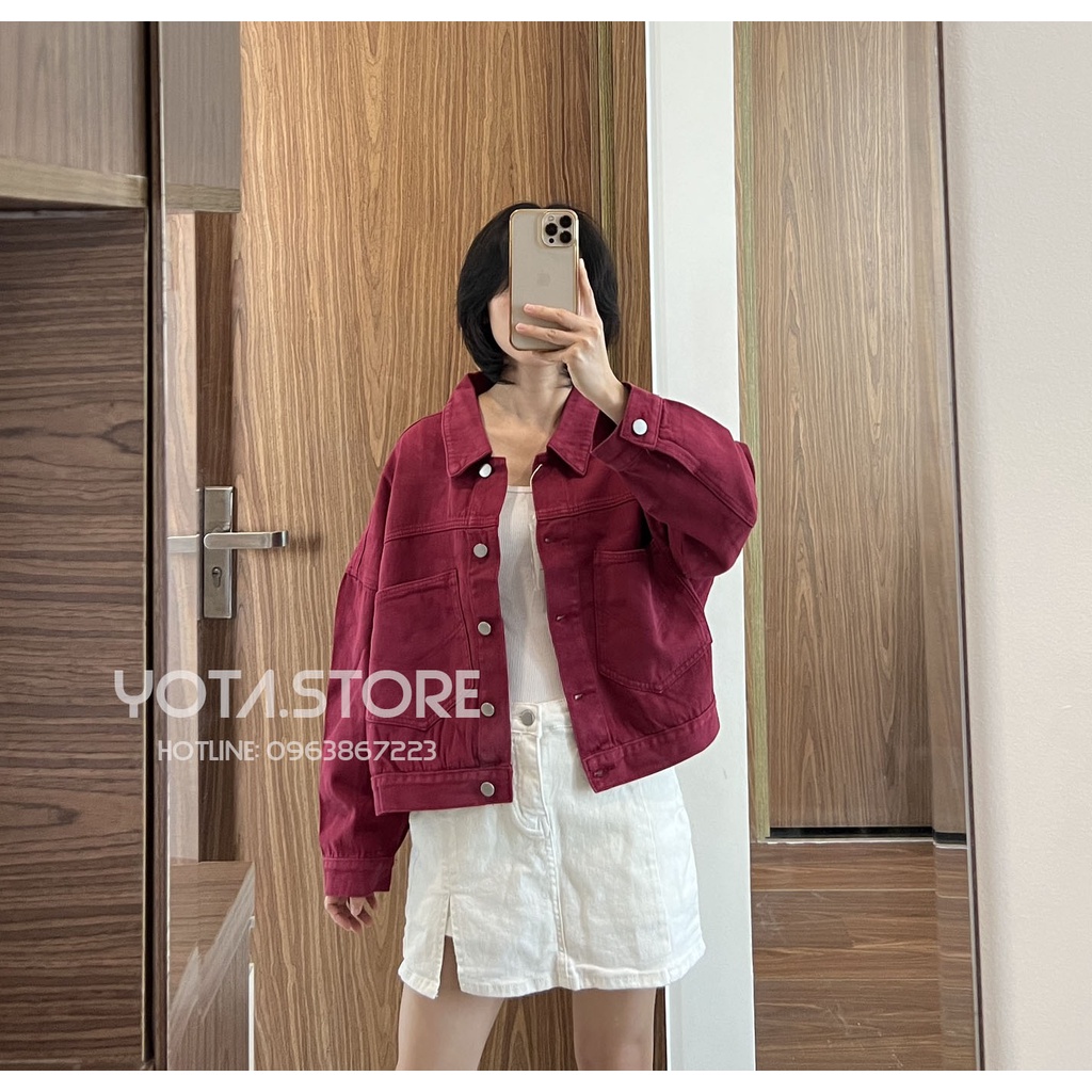 Áo khoác jeans dáng lửng - KB21