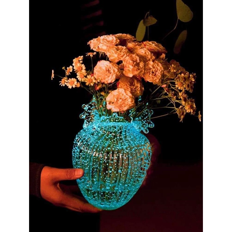 BÌNH HOA THỦY TINH PHÁT SÁNG