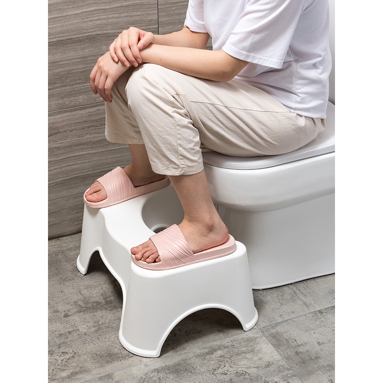 Ghế kê chân toilet chống táo bón - ghế lót chân đi vệ sinh Việt - Nhật