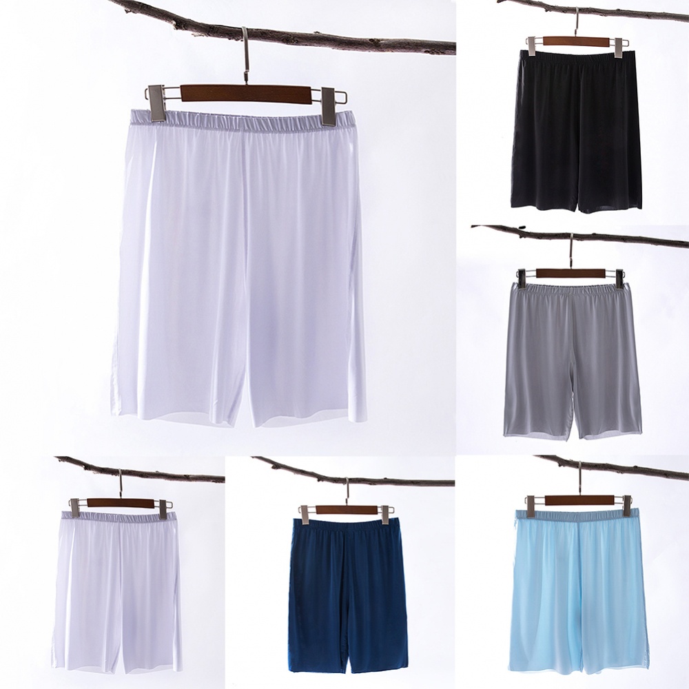 Men Shorts Solid Color Summer Sweatpants Breathable Casul Leightweight