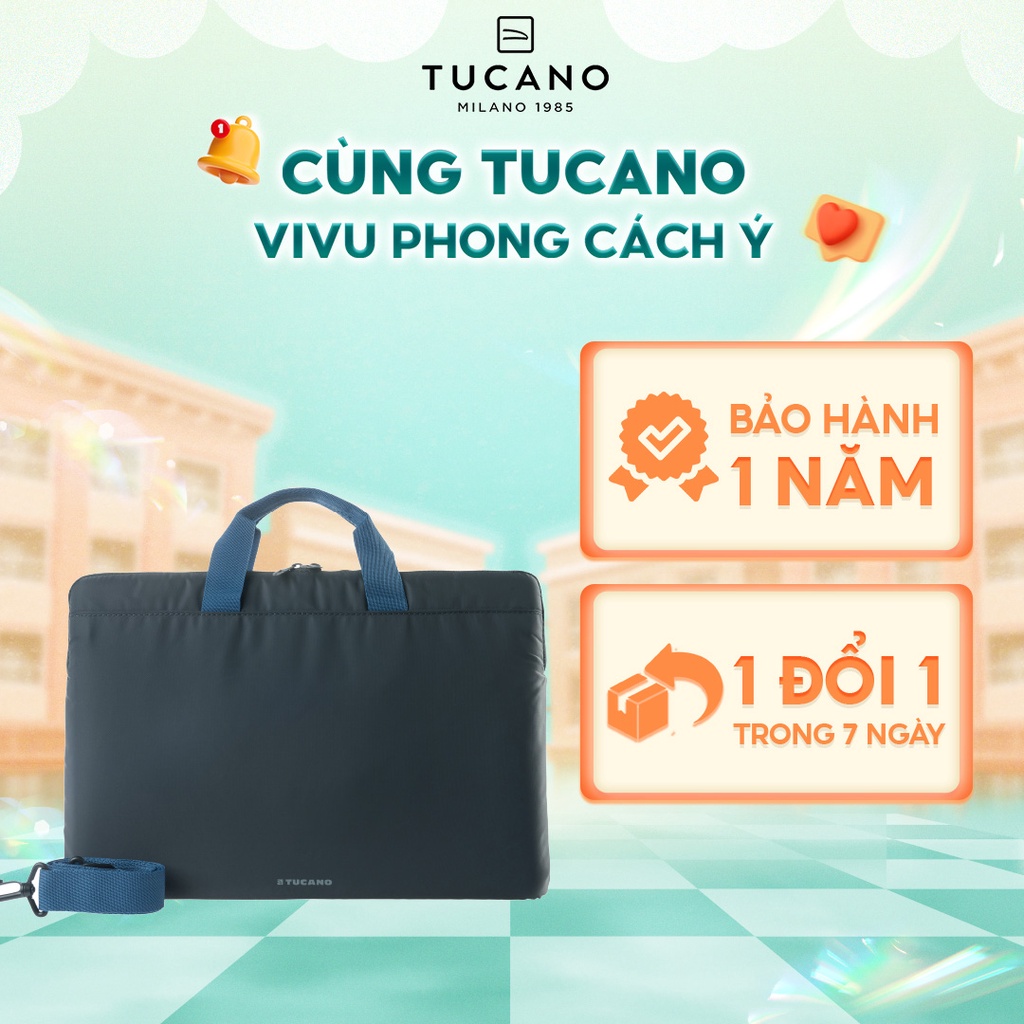 Túi xách Laptop/ Macbook Tucano Minilux thời trang siêu nhẹ 13.3 inch và 14 inch