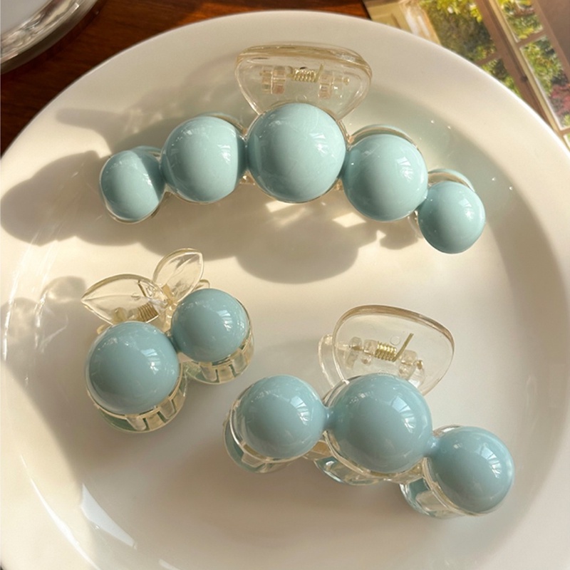 Kẹp Tóc Hình Cá Mập Đính Ngọc Trai Phong Cách Hàn Quốc Mới Cho Nữ