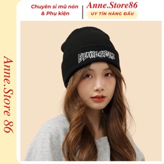 Mũ Nón Len trùm đầu phong cách Hàn Quốc form unisex nam nữ cho mùa đông đẹp - NL08