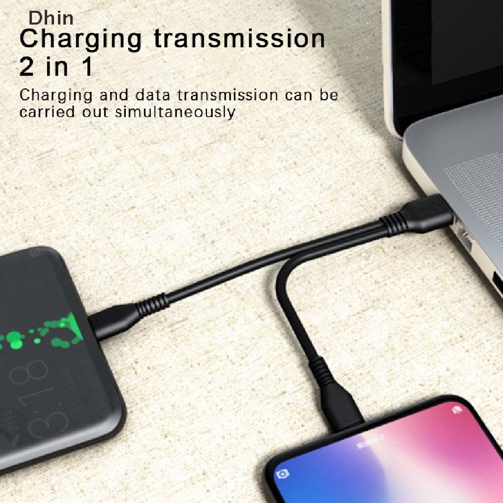 Cáp Sạc Nhanh Micro USB Type C 2 Trong 1 Cho Điện Thoại