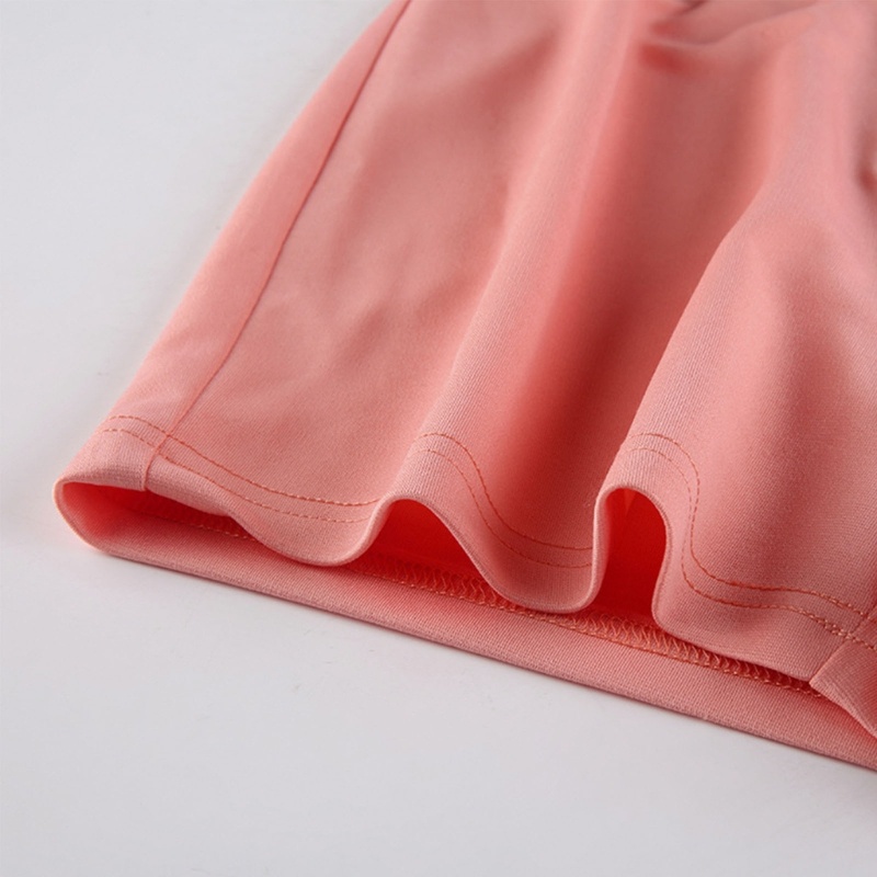 Bộ Áo Liền Quần Tay Phồng Ngắn Dáng Ôm Có Khóa Kéo Thời Trang Quyến Rũ Cho Nữ