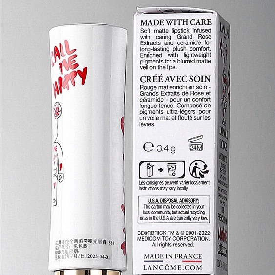 Son Lì Lancome & RBRICK Xiaoman Lâu Phai 3.4g