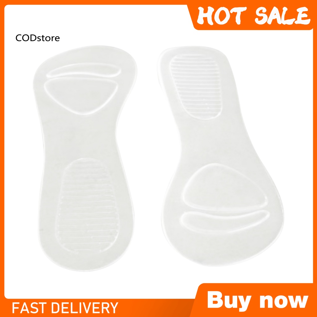 1 Cặp Miếng Dán Silicone Trong Suốt Bảo Vệ Đế Giày Cho Nữ
