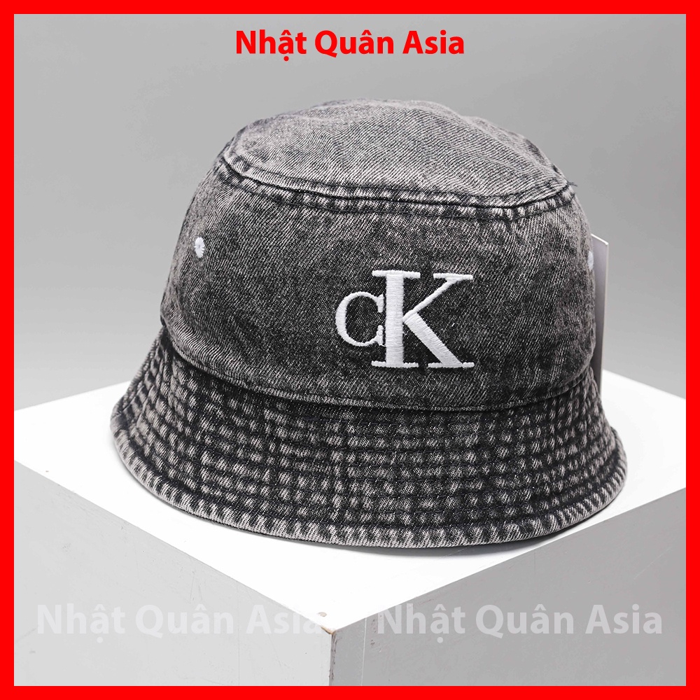 Nón bucket CK jeans wash tưa vành - Nhật Quân Asia nhatquanasia capman