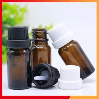 Lọ đựng tinh dầu nhỏ giọt thủy tinh 20ml/30ml nắp đen - chai thủy tinh nắp vặn - lọ chiết tinh dầu - chiết nước hoa