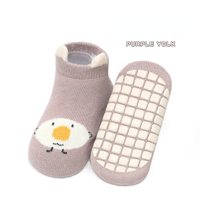Vớ Cổ Ngắn Chống Trượt In Hình Hoạt Hình 3d Dễ Thương Thời Trang Thu Đông Cho Bé
