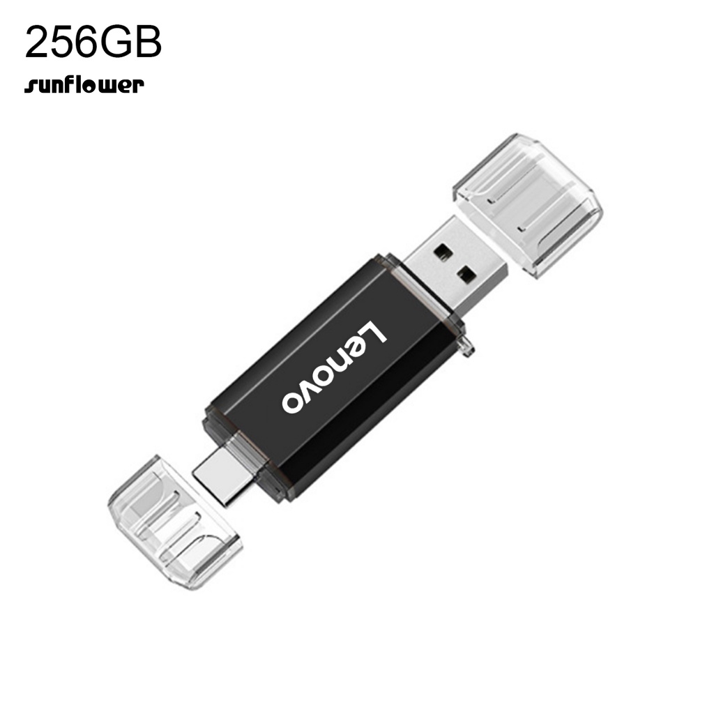 Ổ đĩa flash LENOVO USB Type-C thích hợp cho điện thoại thông minh/ máy tính