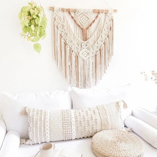 Mành treo trang trí tường macrame decor vintage nhiều khích thước