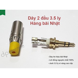 Dây 2 Đầu 3.5 ly - Cáp Hai Đầu 3.5 ly (Hàng Bãi Japan)