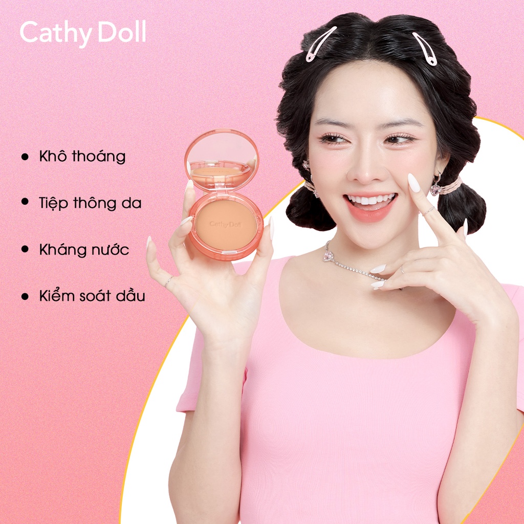 Phấn nền Cathy Doll Cover Matte Powder Pact Spf 30 Pa +++ 12g