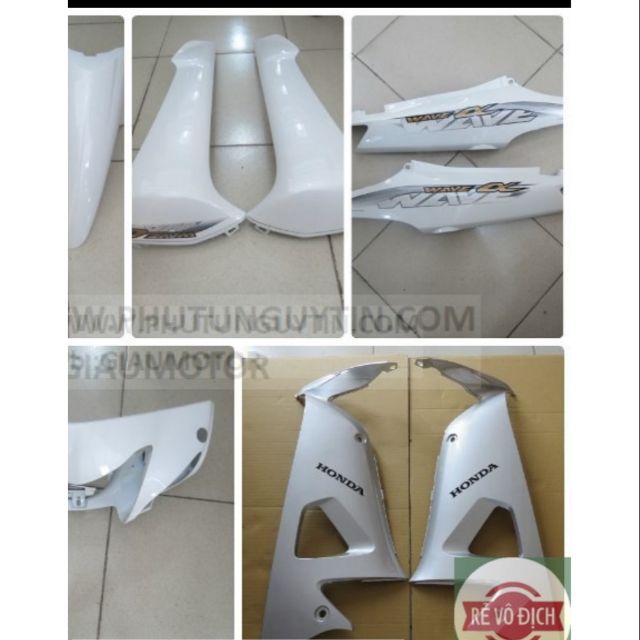 Dàn áo Wave A màu trắng chính hãng - VJC SÀI GÒN