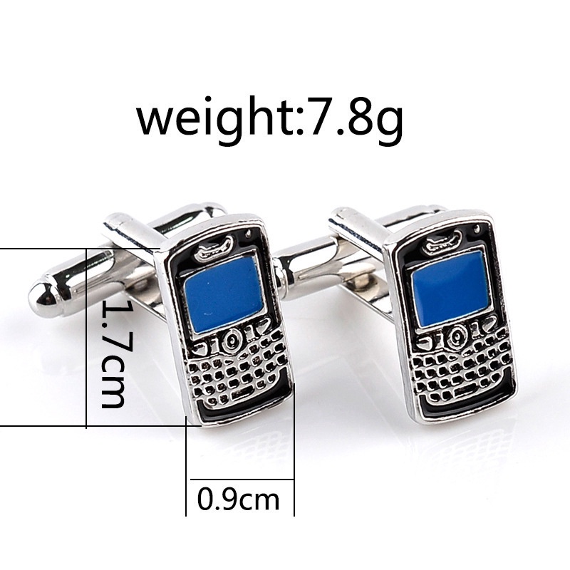 Khuy Măng Sét Điện Thoại Di Động Kiểu Pháp Thời Trang Bán Sỉ