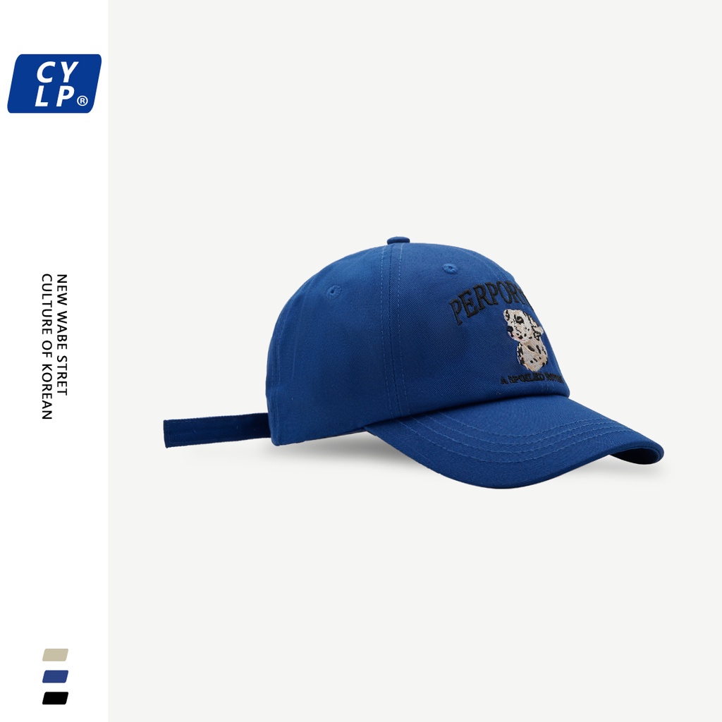 Mũ Lưỡi Trai Thêu Hình Chú Chó Dễ Thương Thời Trang Xuân Hè Cho Cặp Đôi