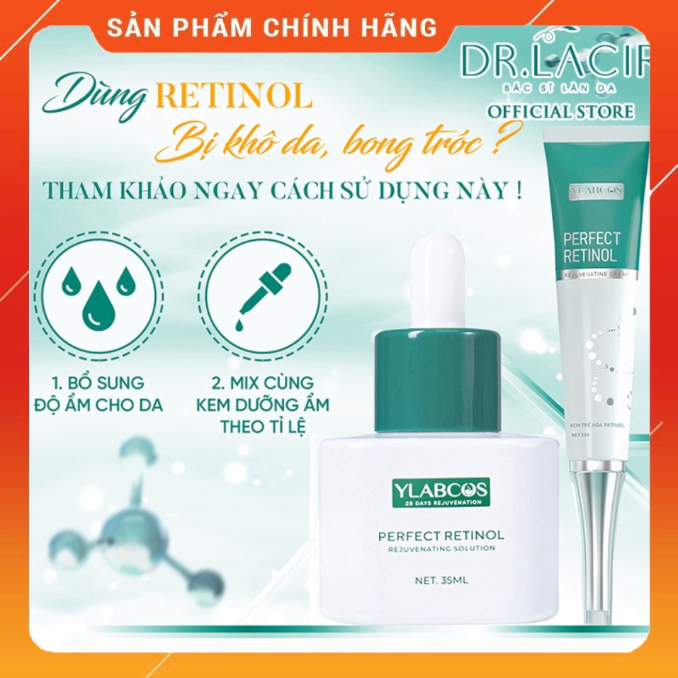 Kem trẻ hóa, và serum tươi mới Retinol Dr.lacir DR67
