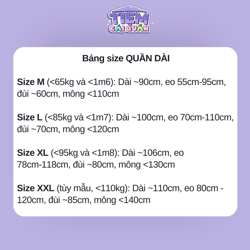 Quần DÀI họa tiết BÔNG TÍM BƯNG MÂM by Tiệm cái quần