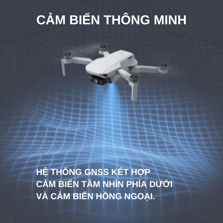 Combo máy bay điều khiển HOSAN flycam dji Mavic Mini 2 SE / Mini SE gimbal chống rung 3 trục, bay 10km thời gian bay