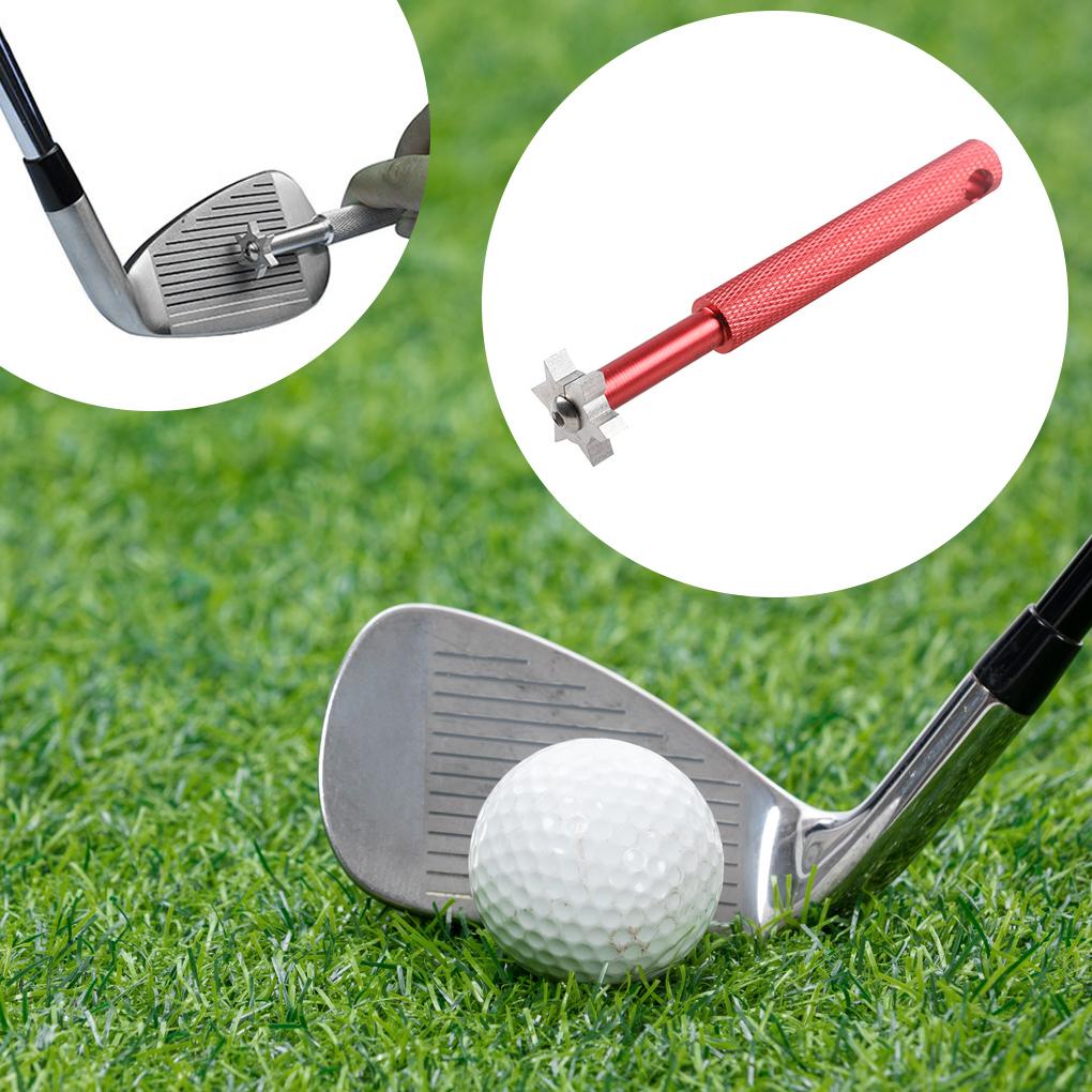 Dụng Cụ Mài Rãnh Gậy Đánh Golf Thiết Kế 6 Đầu Bằng Hợp Kim Nhôm Tiện Dụng