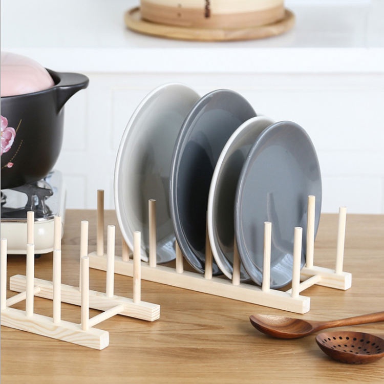 Giá để đĩa ONGTRE bằng tre/gỗ tiện lợi