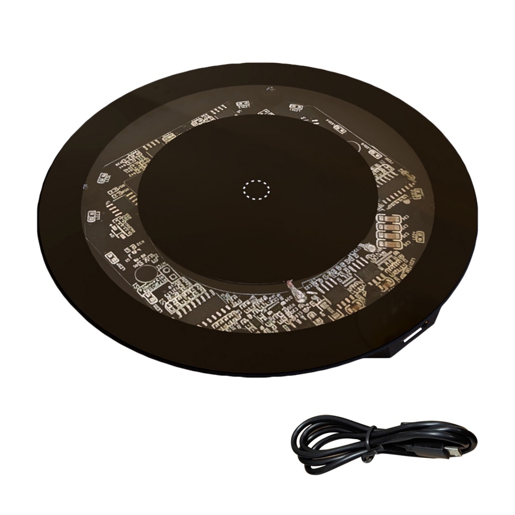 Đế Sạc Không Dây USB 10W 15W Hình Hoa Hướng Dương Cho Điện Thoại Thông Minh