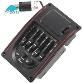 5-Band Tone Controls EQ Equalizer Tuner PS-500 5-Band Acoustic Guitar EQ Preamp Equalizer Pickup Acoustic Guitar