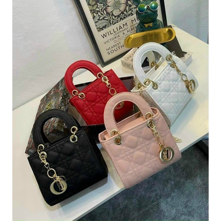 Túi xách nữ 2 quay thời trang size 18
