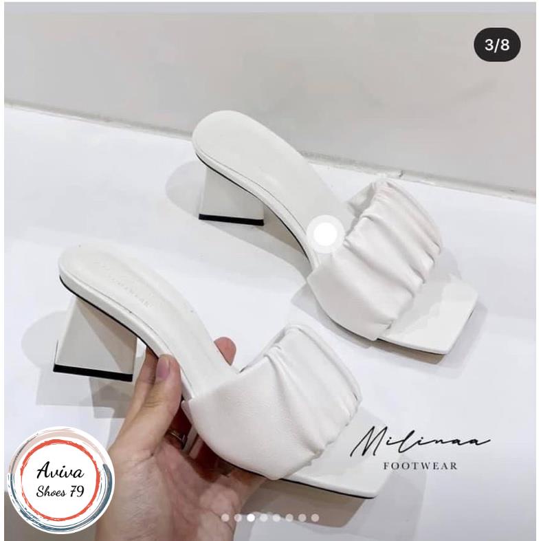 Gót Bản nhúng H2STORE 5cm gót cách điệu siêu đẹp hót quanh năm .