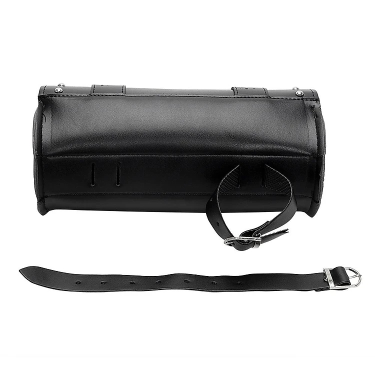 Túi Trống Tròn 30cm Đuôi Xe Máy Chống Nước cho xe Moto/xe đạp bằng da PU