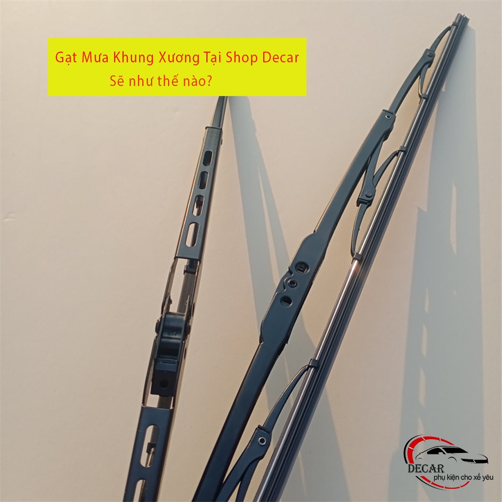 Gạt mưa ô tô Mazda 2, Mazda 3, Mazda 6, gạt mưa oto xe hơi khung sắt lưỡi silicon cao cấp