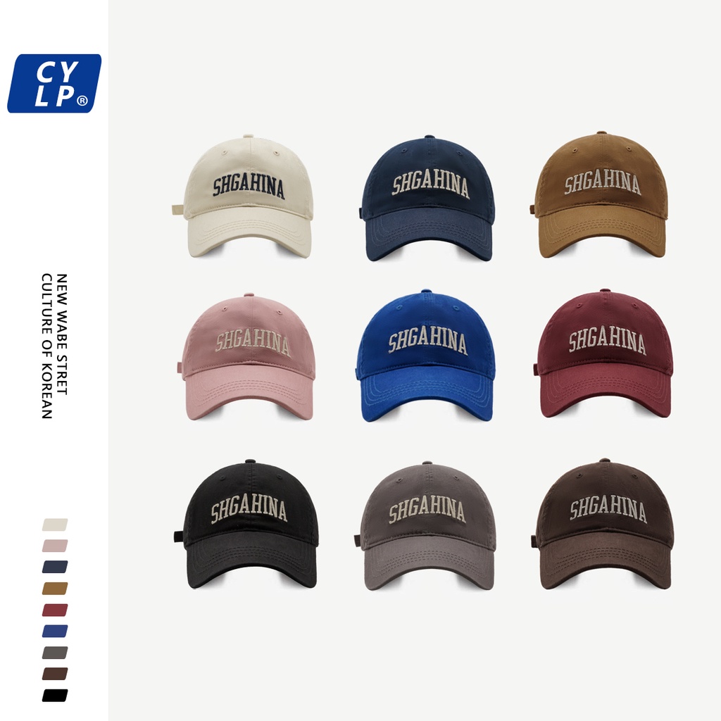 Mũ Lưỡi Trai Thêu Chữ Phong Cách Hàn Quốc Thời Trang Cho Nam Nữ