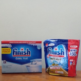 Muối rửa bát Finish 3kg dùng dành cho các máy rửa bát + tặng viên rửa bát