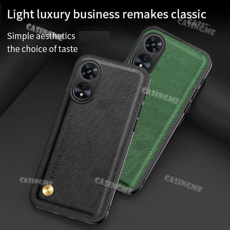 Ốp Điện Thoại Da PC Cứng Viền TPU Dẻo Sang Trọng Chống Sốc Cho Oppo Reno8 T 4G 2023 Oppo Reno 8 8T 8Z 8Pro T Z Pro 4G 5G