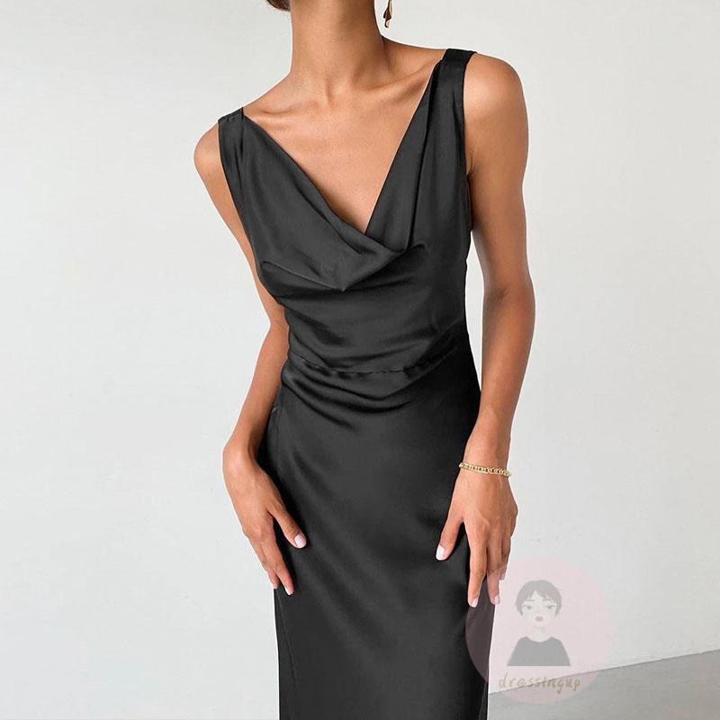 Đầm không tay dáng ôm Màu Sắc Thanh Lịch