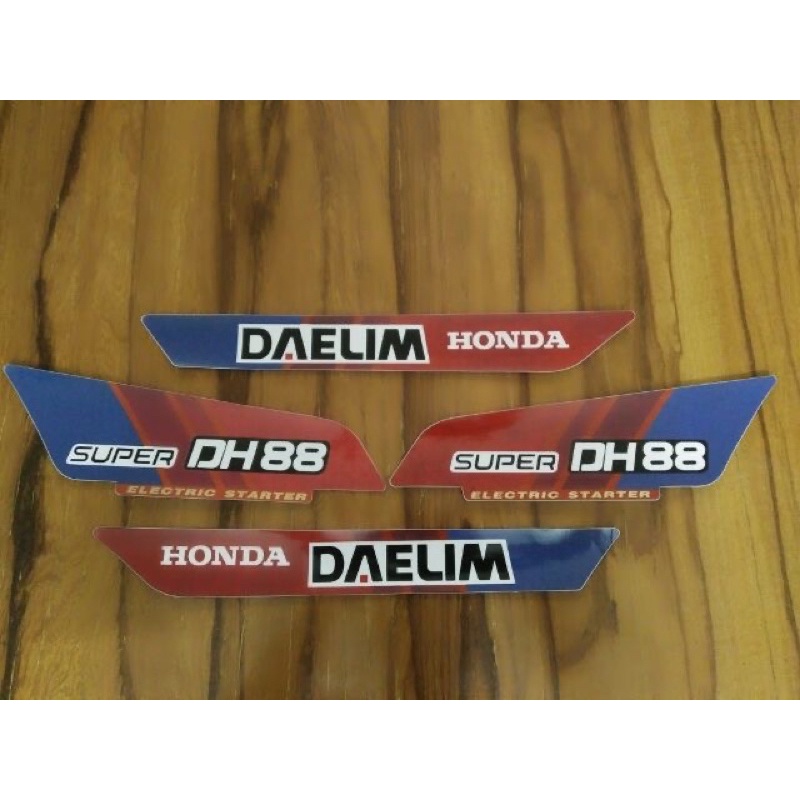 Bộ tem honda DH 88 hàng nhập Thái Lan chất lượng cao dành riêng cho dòng xe này